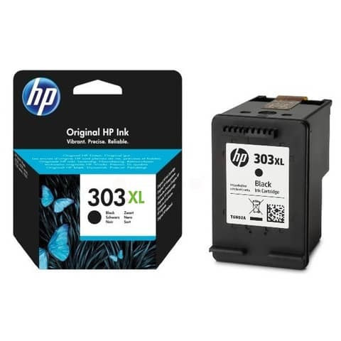 Original HP Druckkopfpatrone schwarz (T6N04AE,T6N04AE#ABE,T6N04AE#ACU,T6N04AE#UUS,303XL,303XLBK,303X