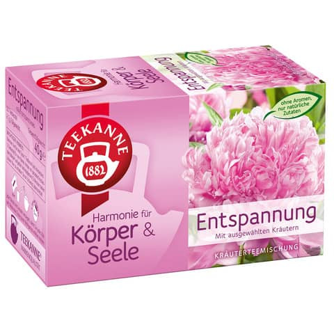 Kräutertee Harmonie für Körper & Seele - Entspannung, 20 Beutel à 2 g
