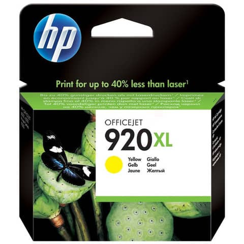 Original HP Tintenpatrone gelb (CD974AE,CD974AE#BGX,CD974AE#BGY,920XL,920XLY,920XLYELLOW,NO920XL,NO9