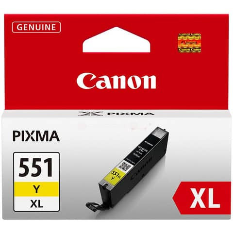 Original Canon Tintenpatrone gelb High-Capacity (6446B001,6446B001AA,CLI-551YXL)