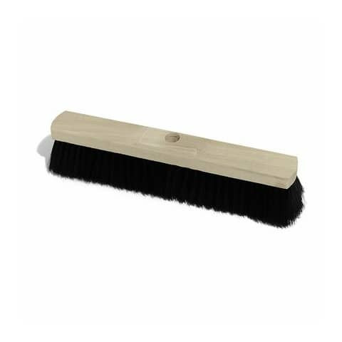 Saalbesen Naturhaar mit Stielloch - 50 cm