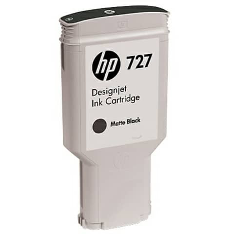 Original HP Tintenpatrone schwarz matt (C1Q12A,727,NO727)