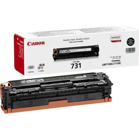 Original Canon Tonerkartusche schwarz (6272B002,6272B002AA,731BK,CRG731BK)