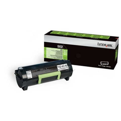 Original Lexmark Toner-Kit schwarz return program (0050F2000,050F2000,50F2000,502,NO502)