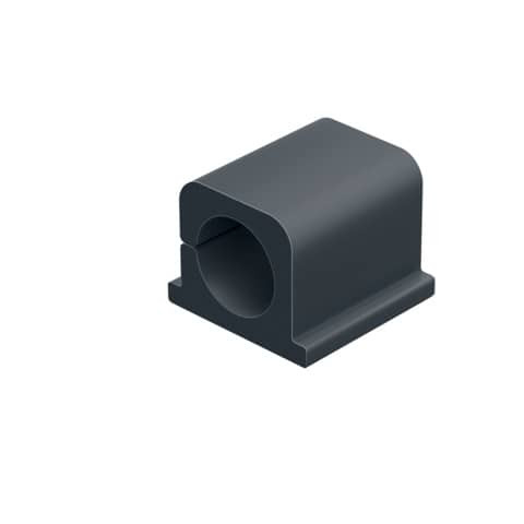 Kabel-Clip CAVOLINE® CLIP PRO 2 - 25 x 25 x 20 mm, graphit, Kunststoff, 4 Stück