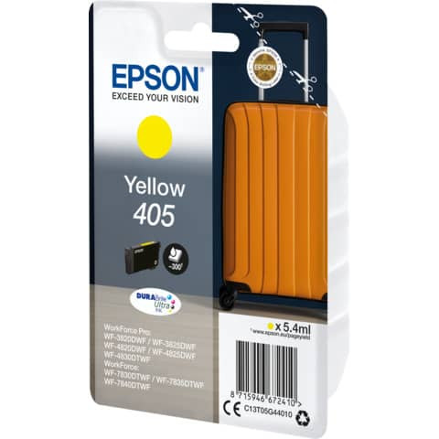 Original Epson Tintenpatrone gelb (C13T05G44010,T05G440,405,T05G4,T05G44010)