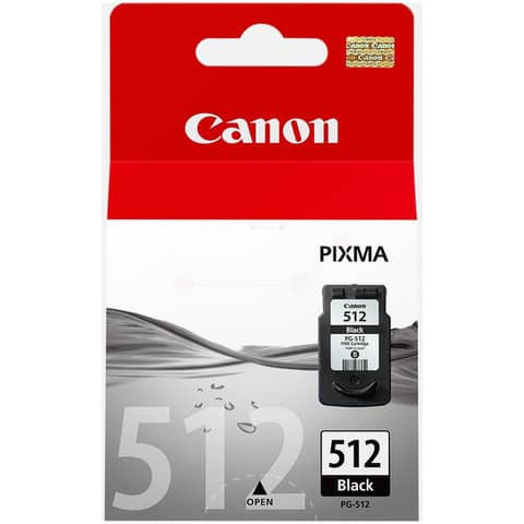 Original Canon Druckkopfpatrone schwarz pigmentiert (2969B001,2969B001AA,PG-512BK,PG-512)