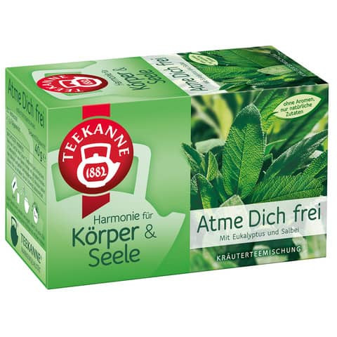 Kräutertee Harmonie für Körper & Seele - Atme dich frei, 20 Beutel à 2 g